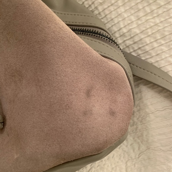 Grey Urban Outfitters Suede Backpack - Picture 5 of 6